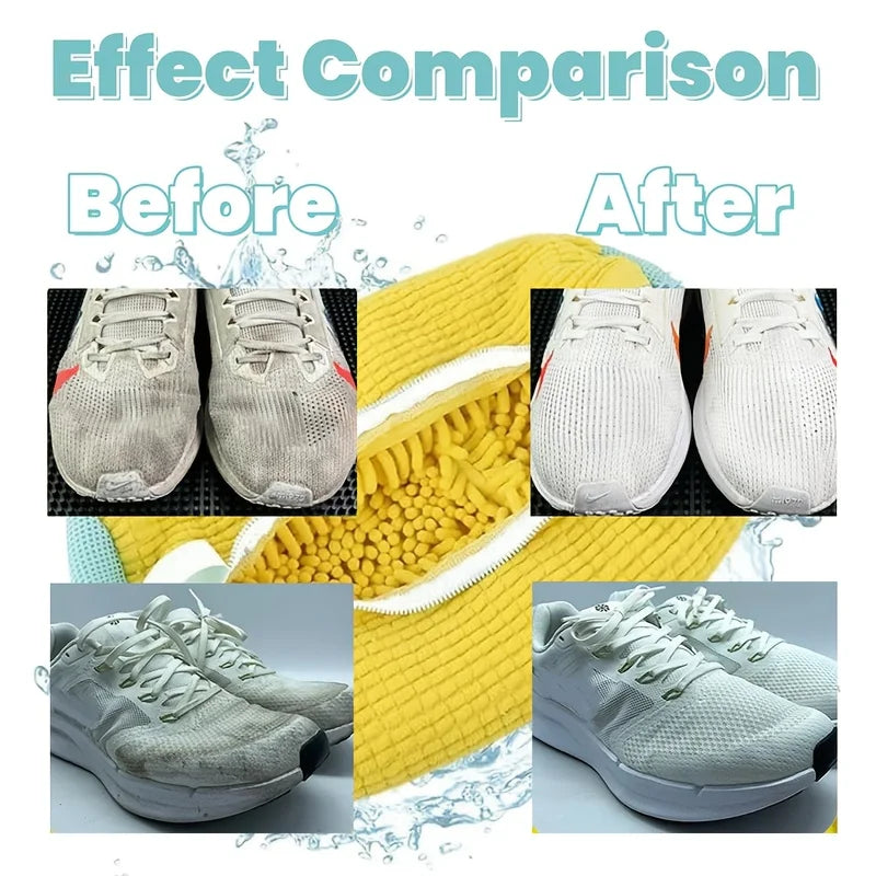 Premium Mesh Shoe Washing Bag with Zipper - Plush Interior for Sneaker and Casual Shoe Protection in Washer and Dryer - Travel Storage Organizer